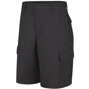 Red Kap Shorts 34" x 10" NWT Mens Black Cargo 6 Pockets Stain Resistant